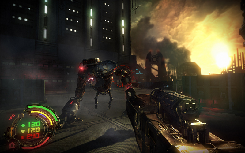 Illustration for article titled Hard Reset Gets a Firm Release Date, Solid System Reqs, and Sharp New Screens